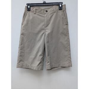 Magellan Outdoors Boys Shorts Fish Gear Water Repellent Tan Size 14 EUC